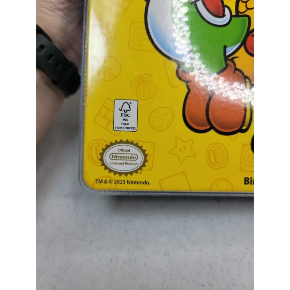 2023 Nintendo Super Mario Brothers 1.5” Vinyl Binder 3-Ring 9.75